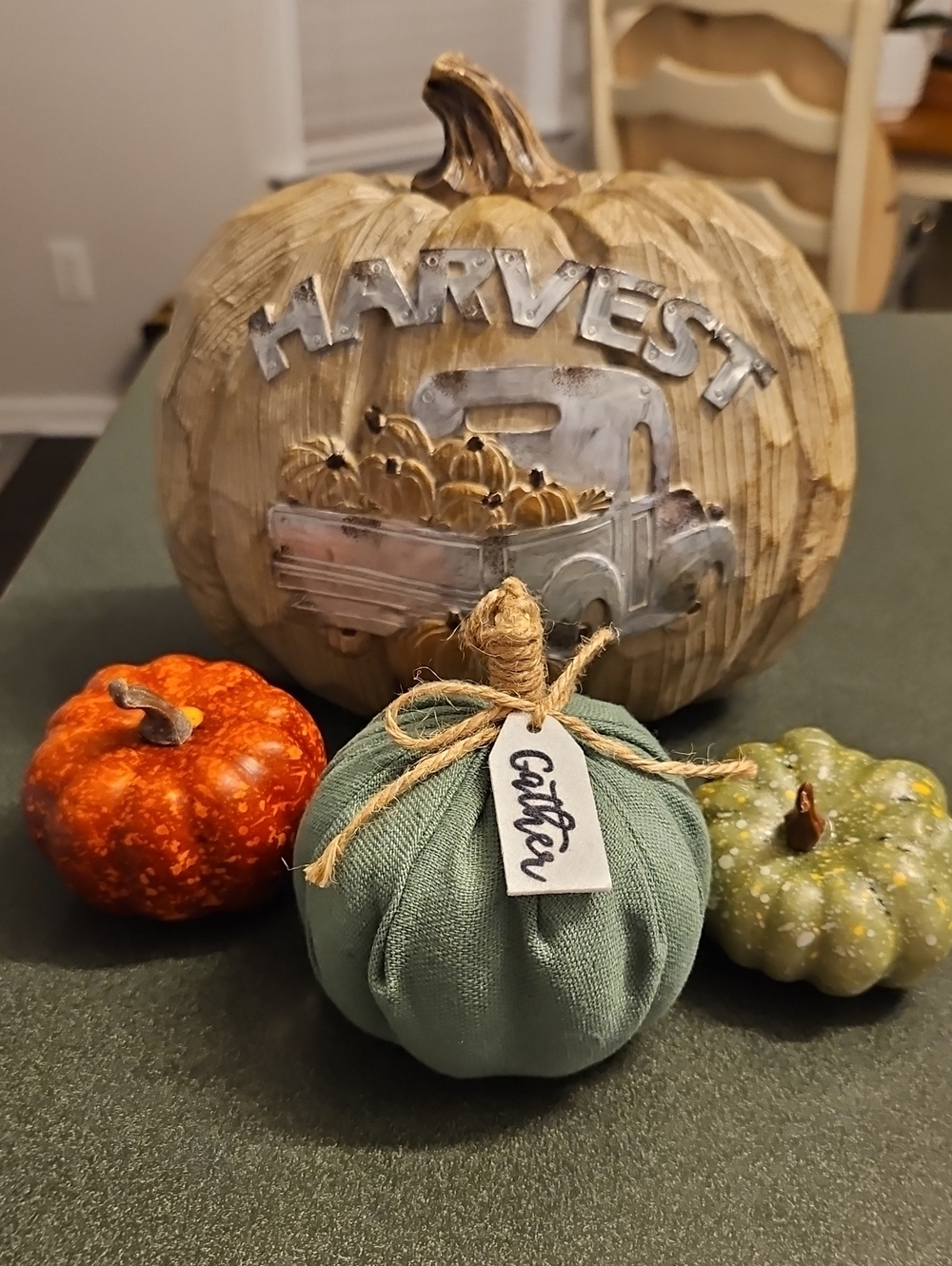 Harvest Table Décor Pumpkins (4 Various)-